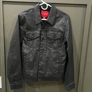 GUESS Men's Waxed Jean Jacket